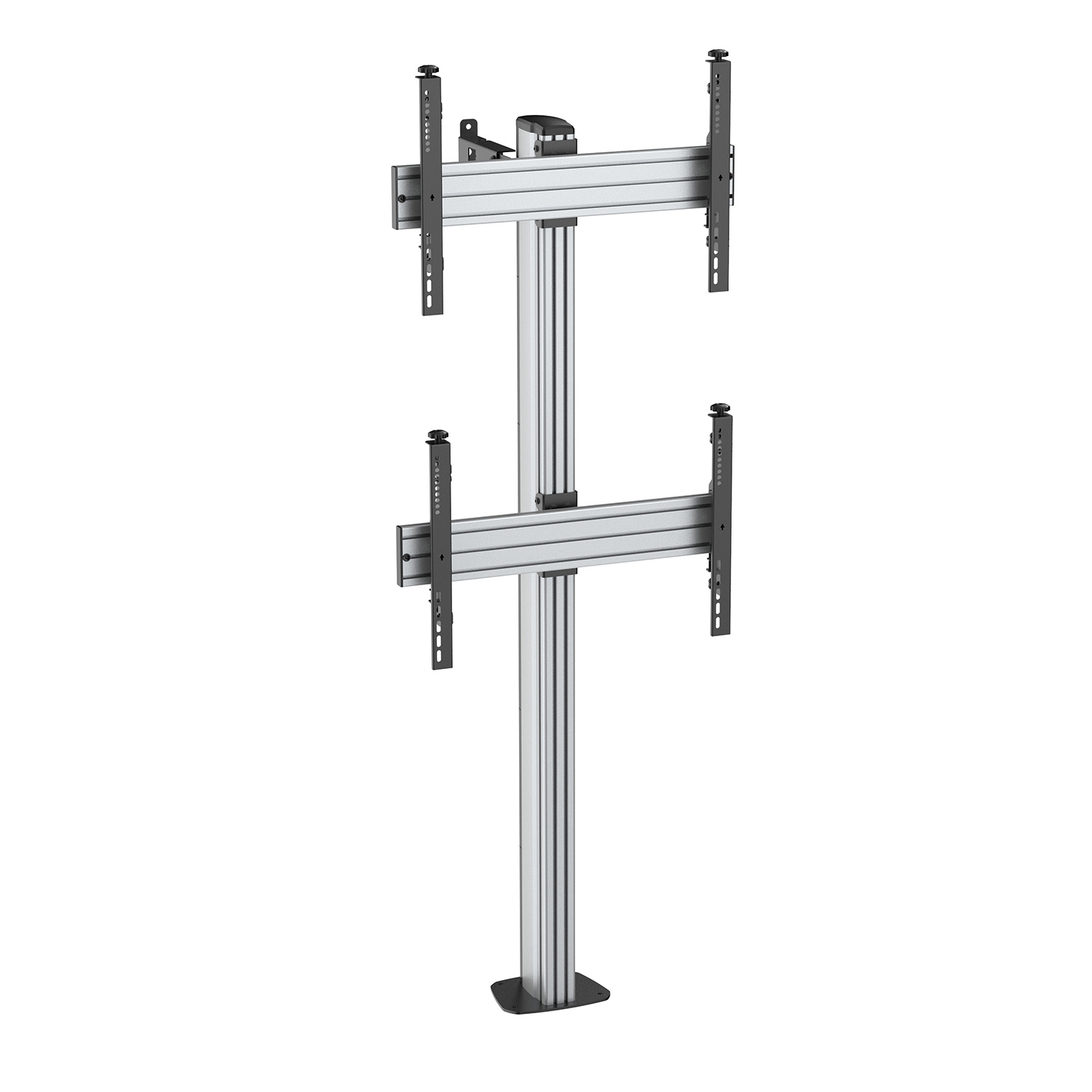 031-1200k3_1.jpg Soporte de suelo KIMEX 031-1200K3 para dos pantallas