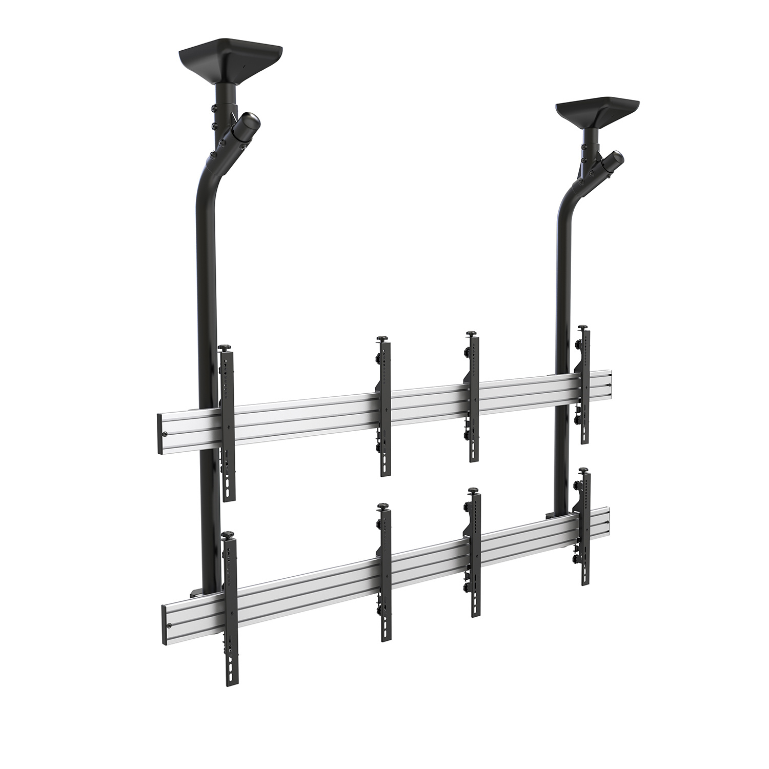 031-4400k_1.jpg Soporte de techo Kimex 031-4400K para 4 pantallas de 45" a 55".