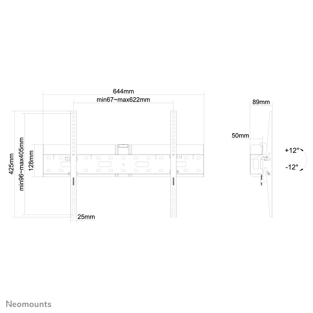 55502009_8481321733.jpg Soporte de pared Neomounts LFD-W2640MP para pantallas de hasta 75"