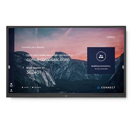 CB651Q (2) NEC MultiSync 65" Tablero blancos interactivos resolución