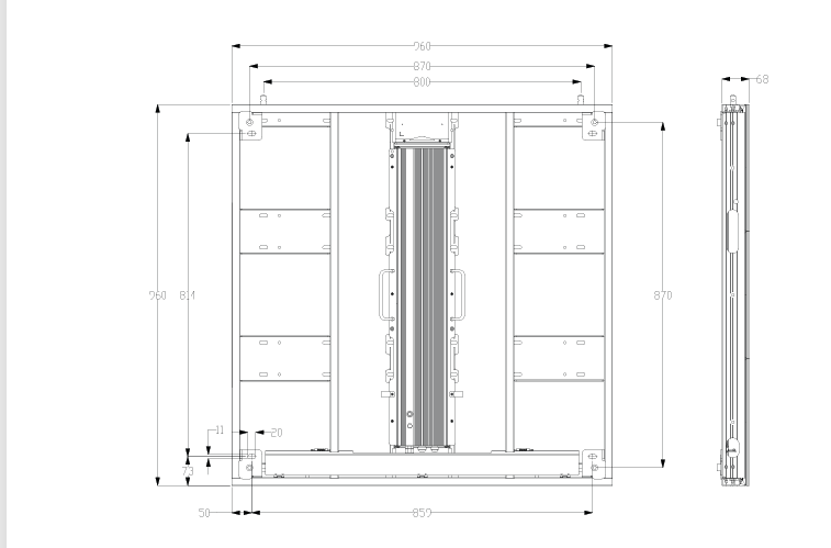 Pantallas DV-LED Exteriores P6 Modulares ODVLED60-A_2