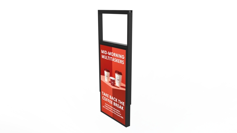 Ultra High Brightness Hanging Double-Sided Display - White Background Image (2) Pantalla de doble cara para escaparates