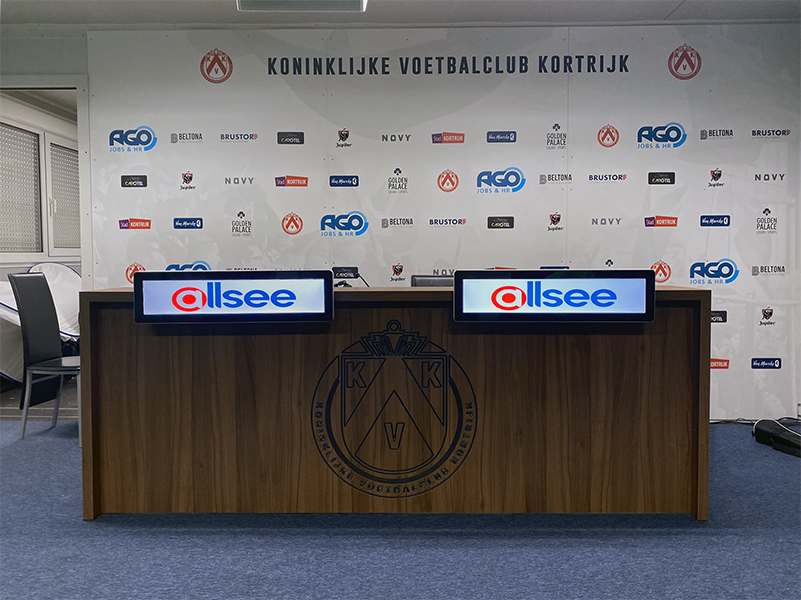 Ultra Wide Stretched Bar Displays - KVK Football Club - Belgium (3)